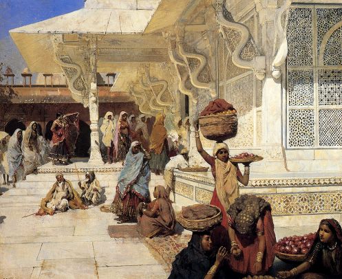 Edwin Lord Weeks - Festival At Fatehpur Sikri