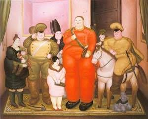 Fernando Botero - Offcial Portrait Of The Military Junta