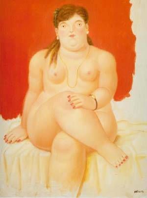 Fernando Botero - Seated Woman 1994