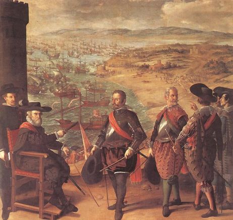 Francisco de Zurbaran - Defence of Cadiz against the English