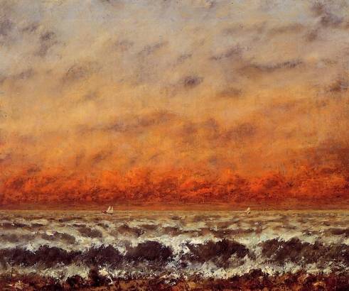 Gustave Courbet - Seascape
