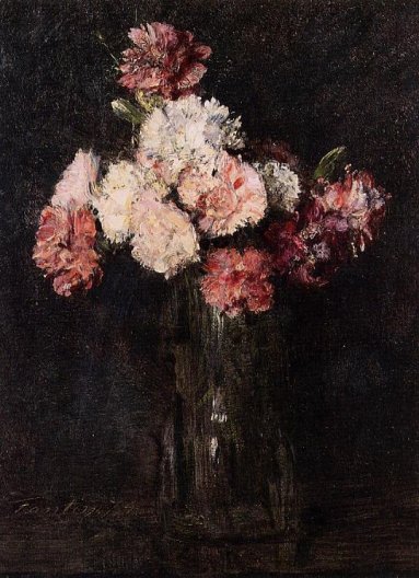 Henri Fantin-Latour - Carnations in a Champagne Glass