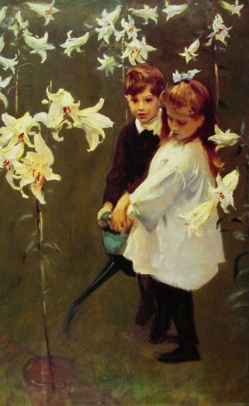 John Singer Sargent - Garden-study Of The Vickers Children