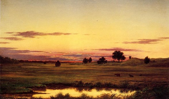 Martin Johnson Heade - Sunset, Rhode Island