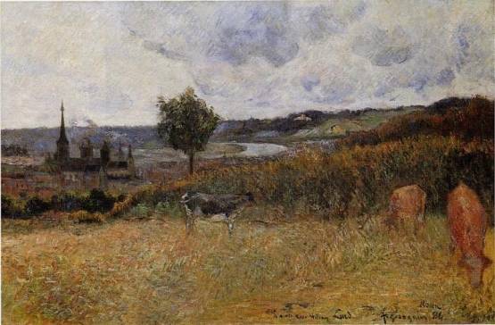 Paul Gauguin - Near Rouen 1