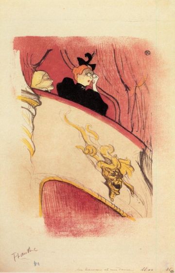 Toulouse Lautrec - The Box with the Guilded Mask