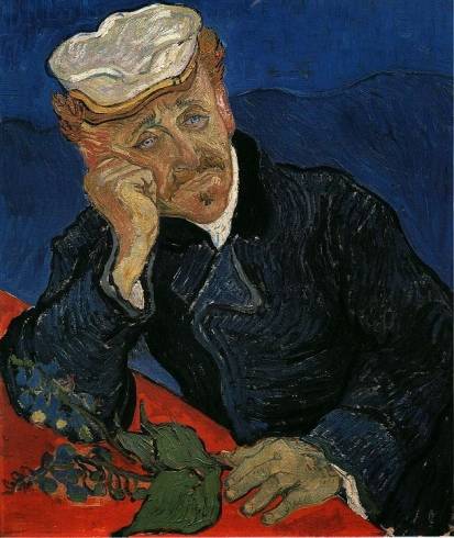 Vincent van Gogh - Portrait of Doctor Gachet 1