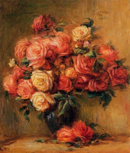 Pierre-Auguste Renoir - Bouquet of Roses 02