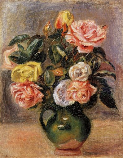 Pierre-Auguste Renoir - Bouquet of Roses 03