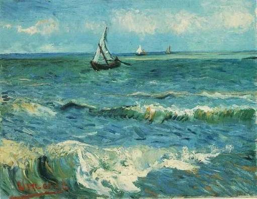 Vincent van Gogh - Seascape at Saintes-Maries 1