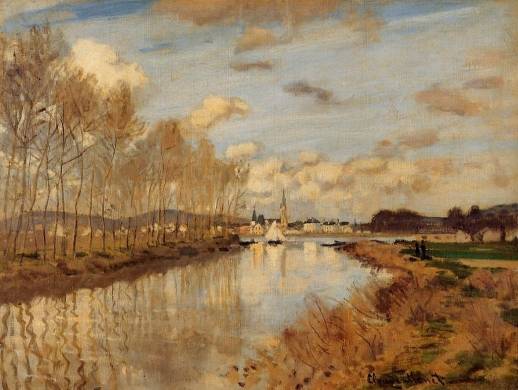 Claude Monet - Argenteuil, Seen from the Small Arm of the Seine 2