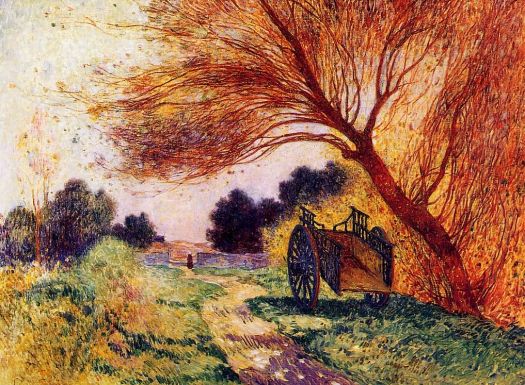 Ferdinand du Puigaudeau - Cart by the Path