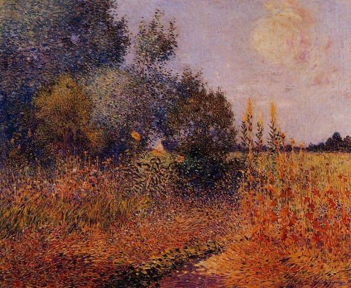 Ferdinand du Puigaudeau - Flower Garden at Kervaudu