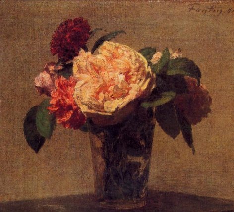 Henri Fantin-Latour - Flowers in a Vase