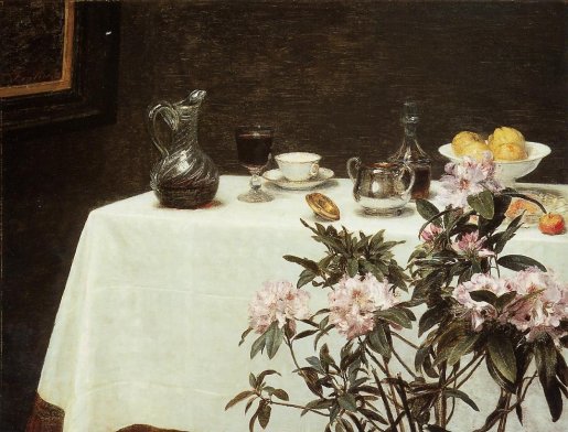 Henri Fantin-Latour - Still Life - Corner of a Table