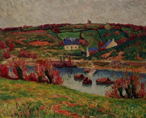 Henri Moret - The River at Douaelan-sur-Mer