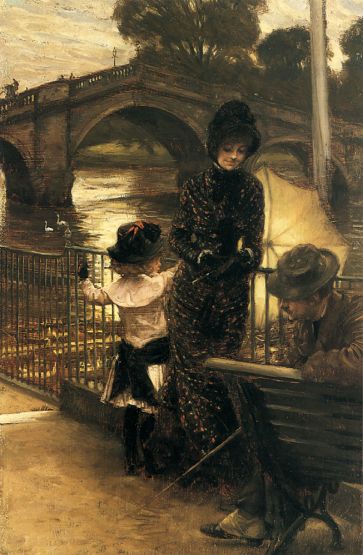 James Tissot - By the Thames at Richmond