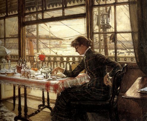 James Tissot - Room Overlooking the Harbour