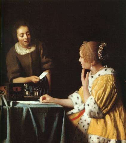 Johannes Vermeer - Mistress and Maid