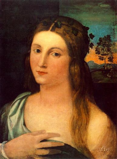 Palma Il Vecchio - Portrait of a Young Woman