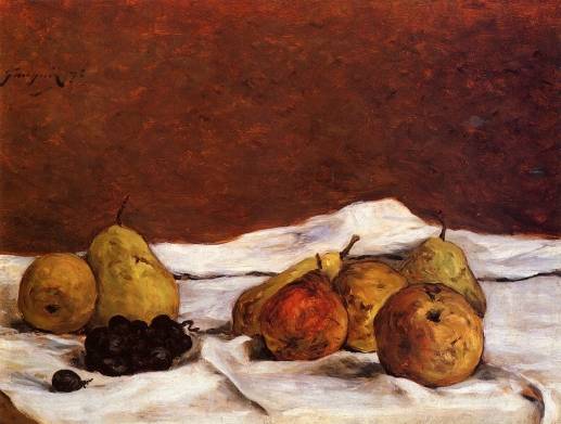 Paul Gauguin - Pears and Grapes