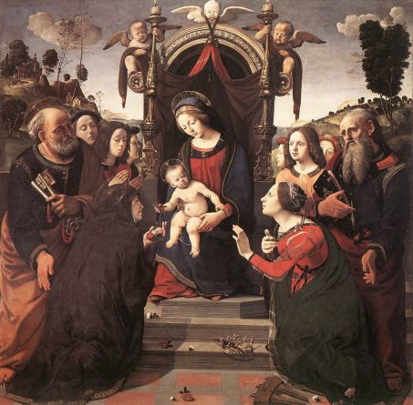 Piero di Cosimo - Mystical Marriage of St Catherine of Alexandria