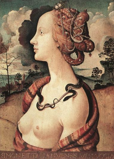 Piero di Cosimo - Portrait of Simonetta Vespucci