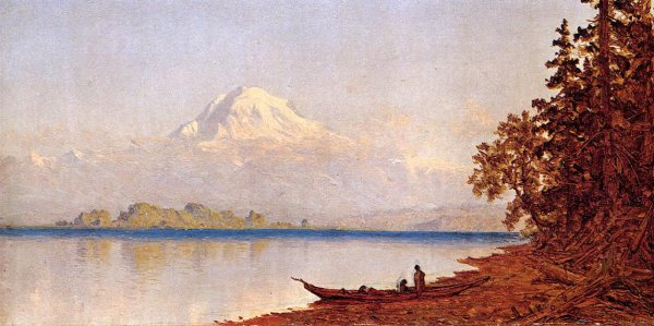 Sanford Robinson Gifford - Mount Ranier Washington Territory