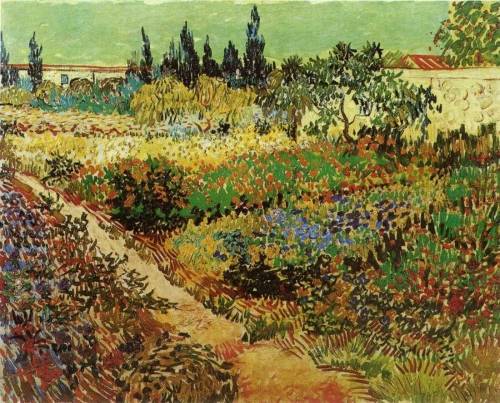 Vincent van Gogh - Flowering Garden with Path