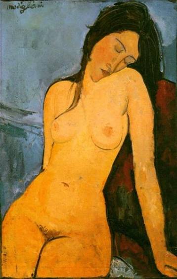 Amedeo Modigliani - Nude Seated 4