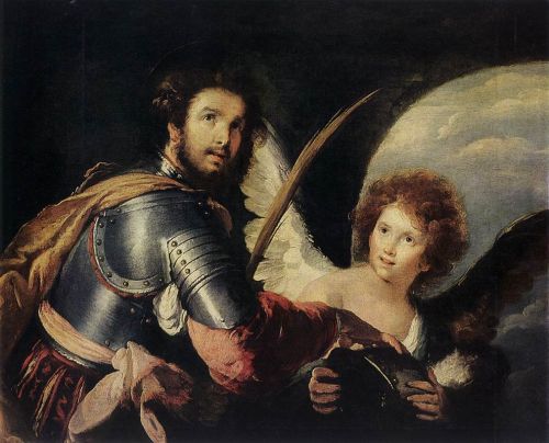 Bernardo Strozzi - St Maurice and the Angel