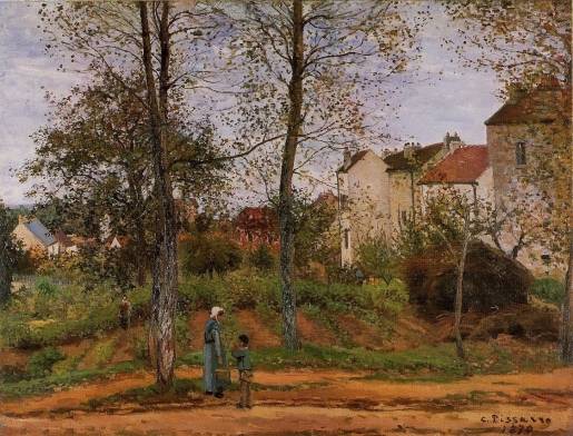 Camille Pissarro - Landscape near Louveciennes 1