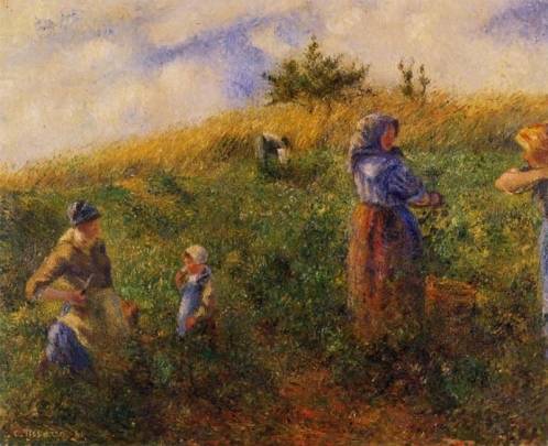 Camille Pissarro - Picking Peas 1