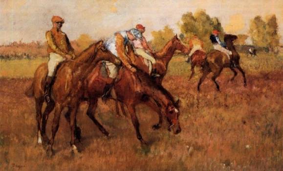 Edgar Degas - Before the Race 4