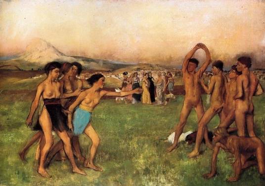 Edgar Degas - Young Spartans