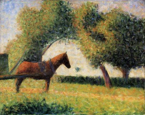 Georges Seurat - Horse and Cart