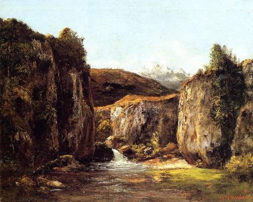 Gustave Courbet - The Source among the Rocks of the Doubs