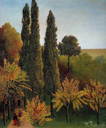 Henri Rousseau - Walking in the Parc des Buttes-Chaumont