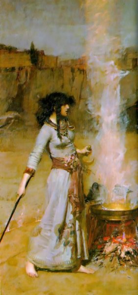 John William Waterhouse - The Magic Circle