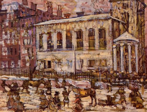 Maurice Prendergast - Snowy Day, Boston