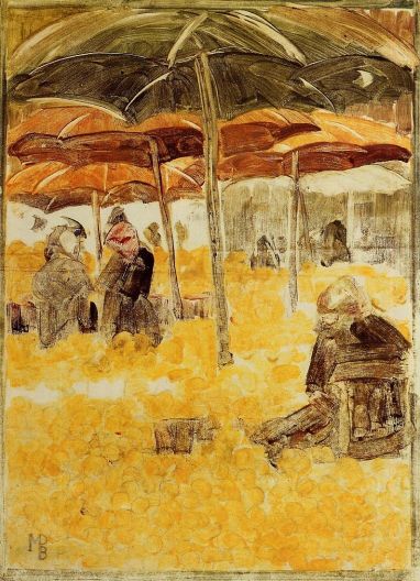 Maurice Prendergast - The Orange Market