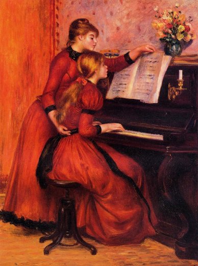 Pierre-Auguste Renoir - The Piano Lesson