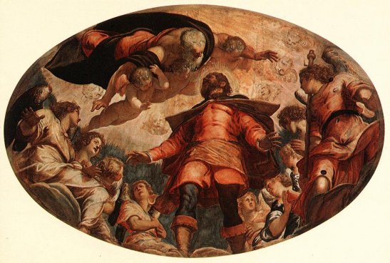 Tintoretto Jacopo Robusti - Glorification Of St Roch