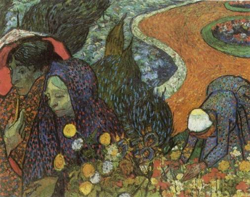 Vincent van Gogh - Memory of the Garden at Etten, Women of Arles