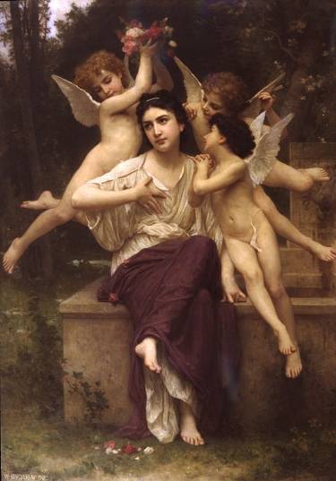 William Adolphe Bouguereau - A Dream of Spring