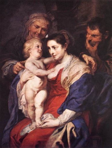 Peter Paul Rubens - The Holy Family With St Anne