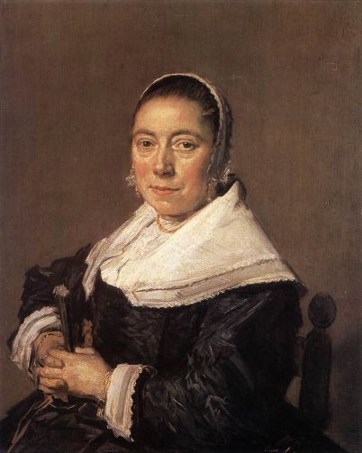 Frans Hals - Portrait of a Seated Woman (presumedly Maria Vernatti)