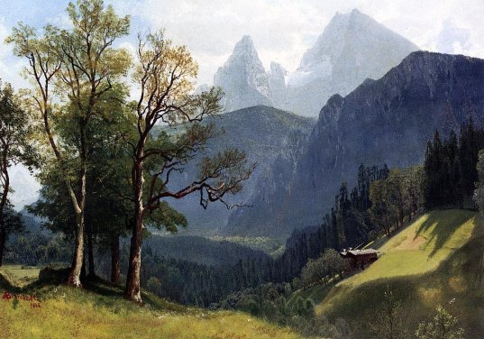 Albert Bierstadt - Tyrolean Lansscape