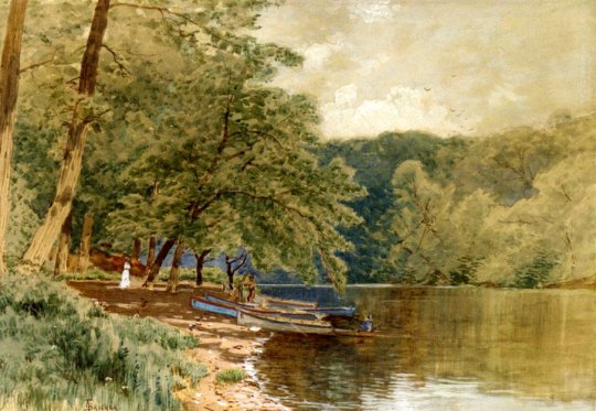 Alfred Thompson Bricher - Rowboats For Hire