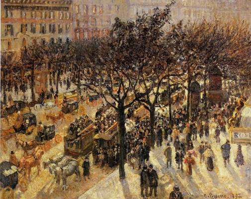 Camille Pissarro - Boulevard des Italiens - Afternoon